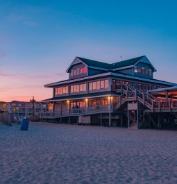 exterior of Oceanic at sunset