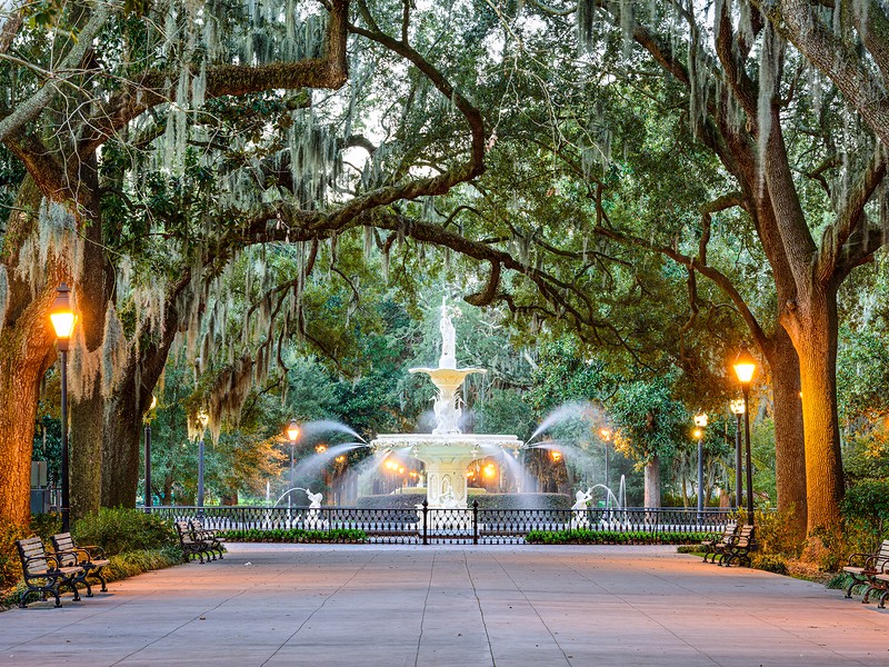 Forsyth Park Fountain in Savannah