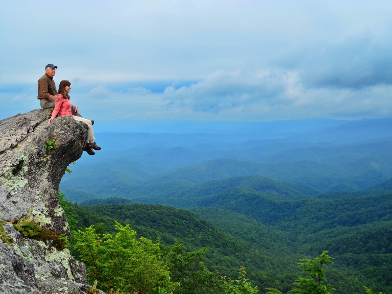 The Blowing Rock is NC's oldest attraction