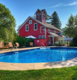 exterior and swimming pool at Inn at Manchester