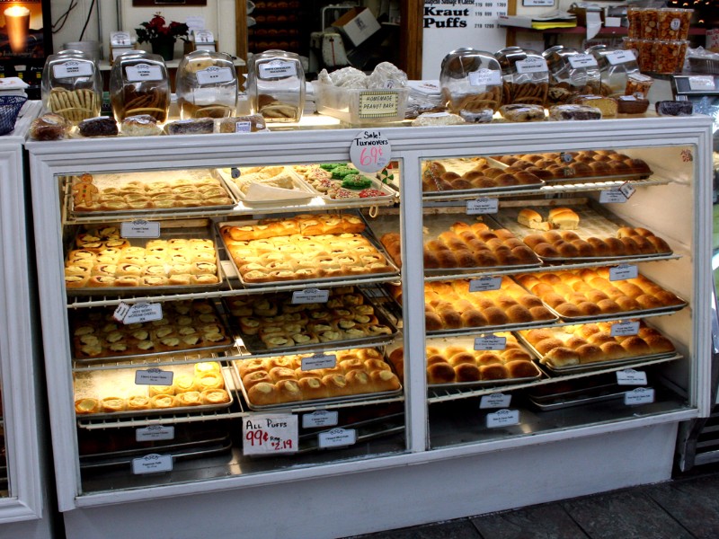 Kolache case at Czech Stop