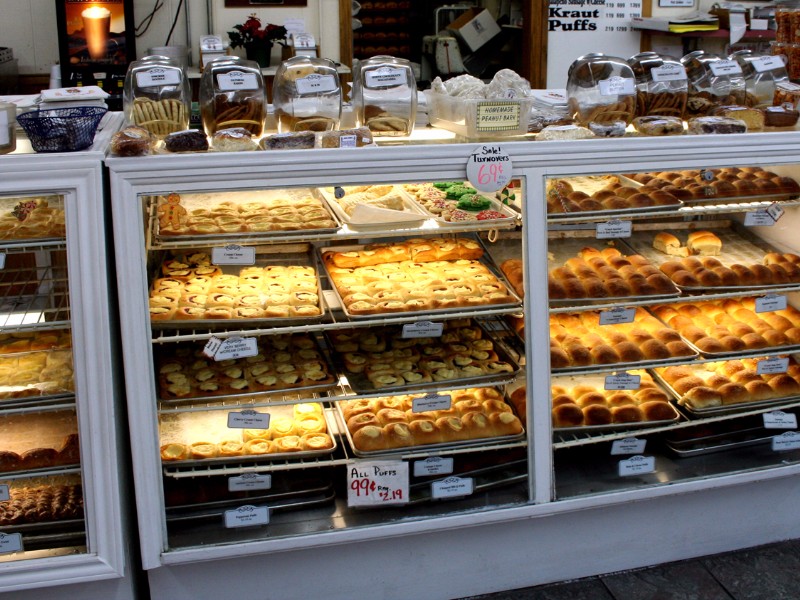 Kolache case at Czech Stop