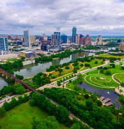 skyline of downtown austin