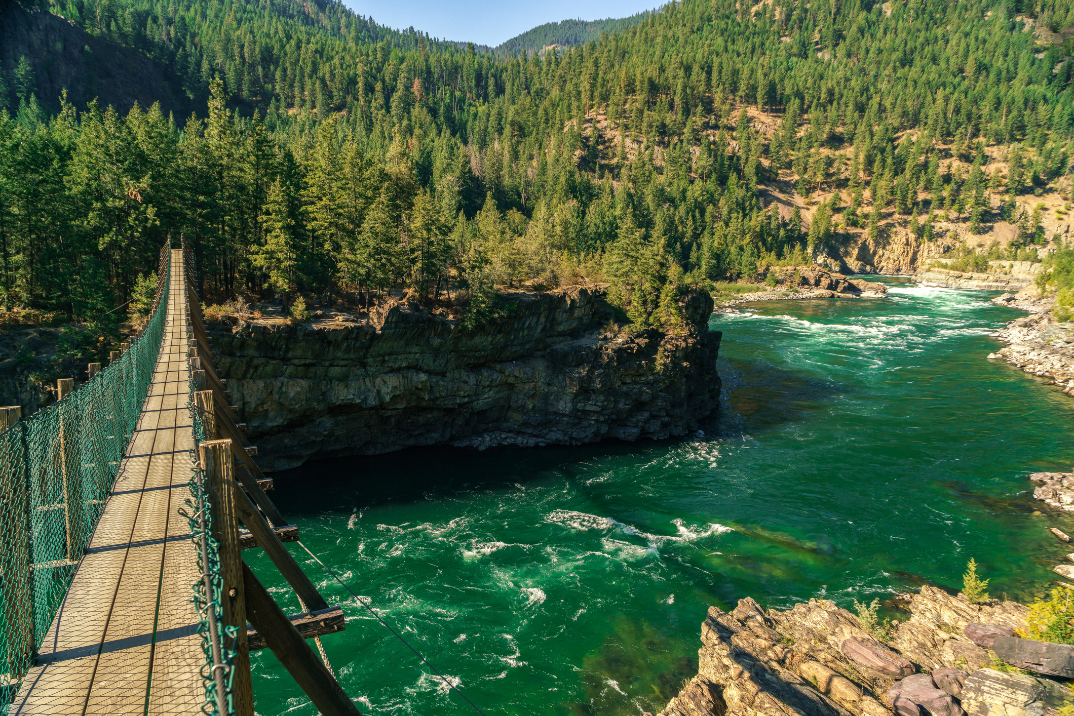 Kootenia Falls in Libby, Montana