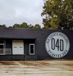 exterior building of Old Fourth Distillery