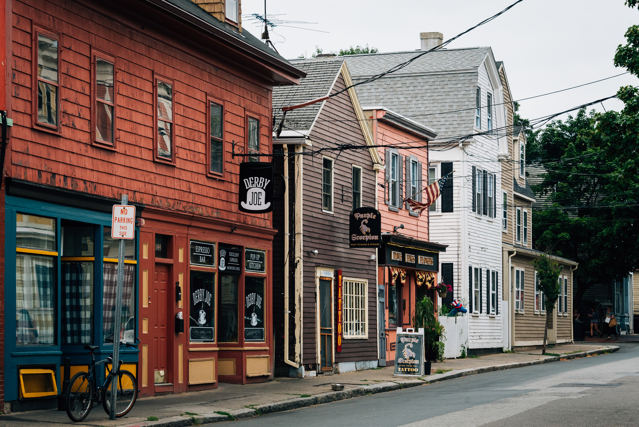 Derby Street in Salem, Massachusetts 