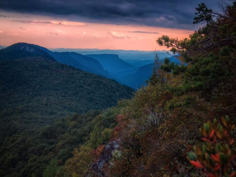 Breathtaking views of the Linville Gorge