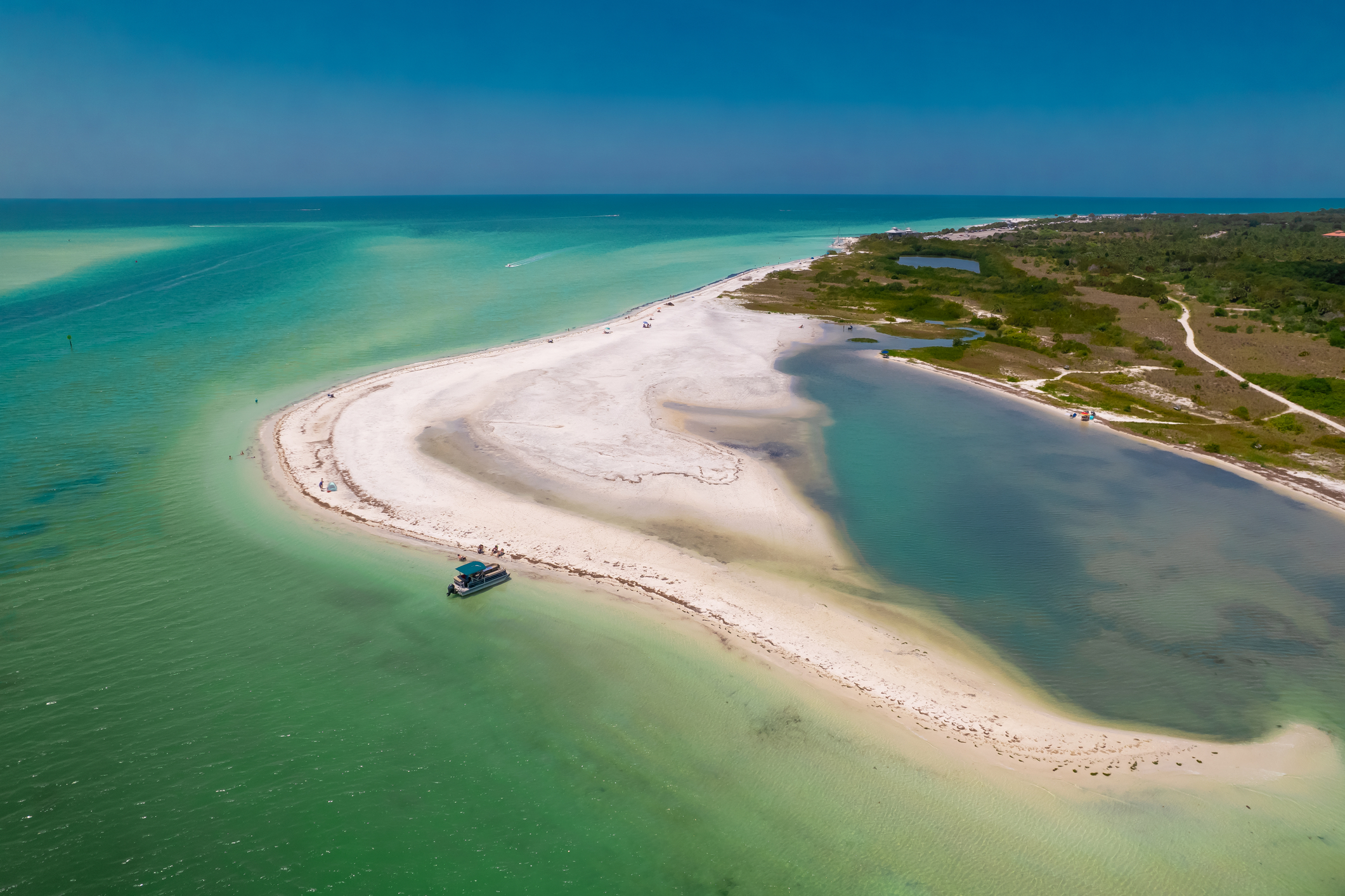 Panorama of Caladesi island and Honeymoon Island State Park