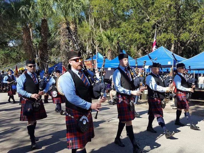 Parade at Highland Games