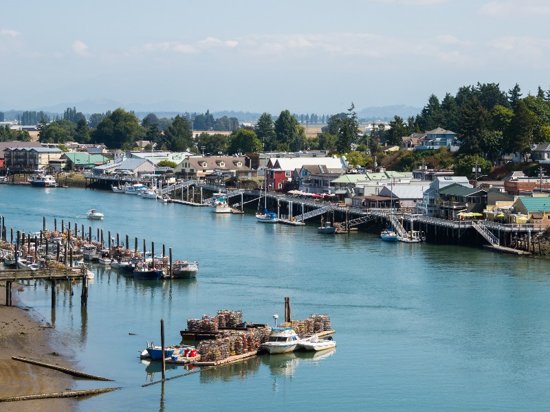 Historic waterfront, La Conner, Washington