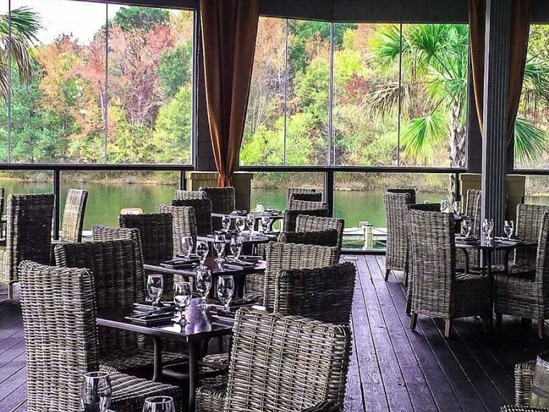 The Port City Club in Cornelius offers three different options for dining by the water.