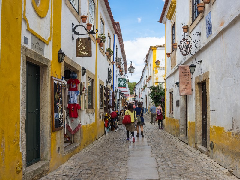 The streets of Obidos