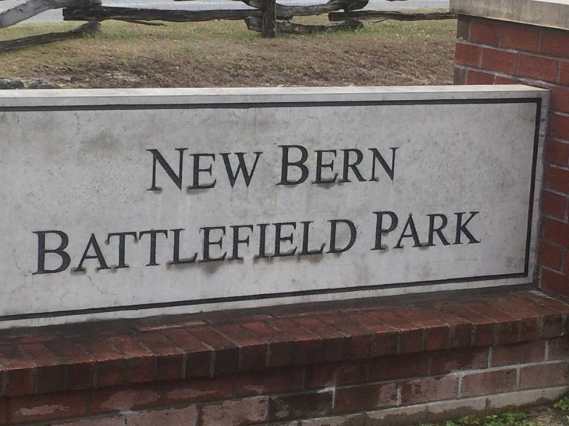 You can still see the original trenches at Battlefield Park.