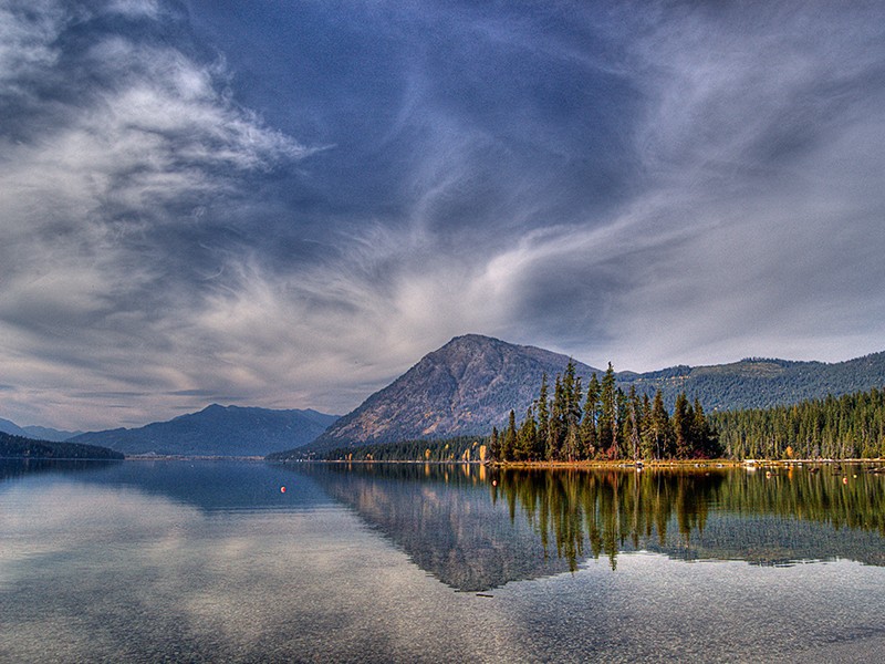 Lake Wenatchee and Dirty Face Mountain, Washington