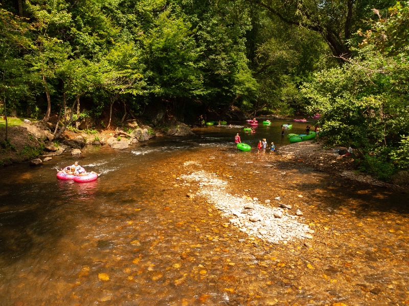 River Tubing in Helen