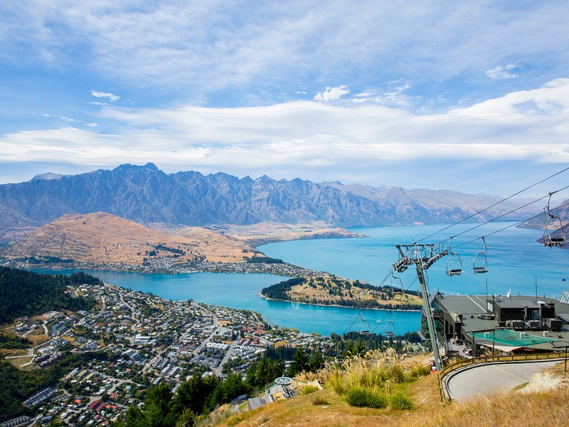 Scenic skyline Gondola in Queenstown