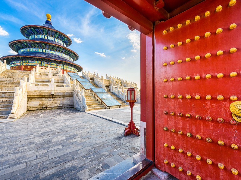 Temple of Heaven in Beijing, China.
