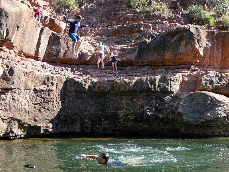 Perfect day for a swim at Grasshopper Point