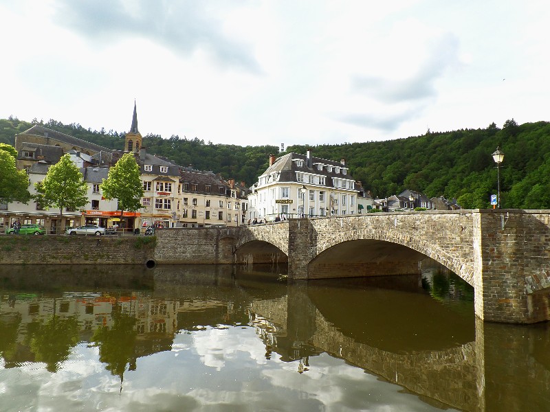 The Old Stone Bridge, Bouillon, Belgium