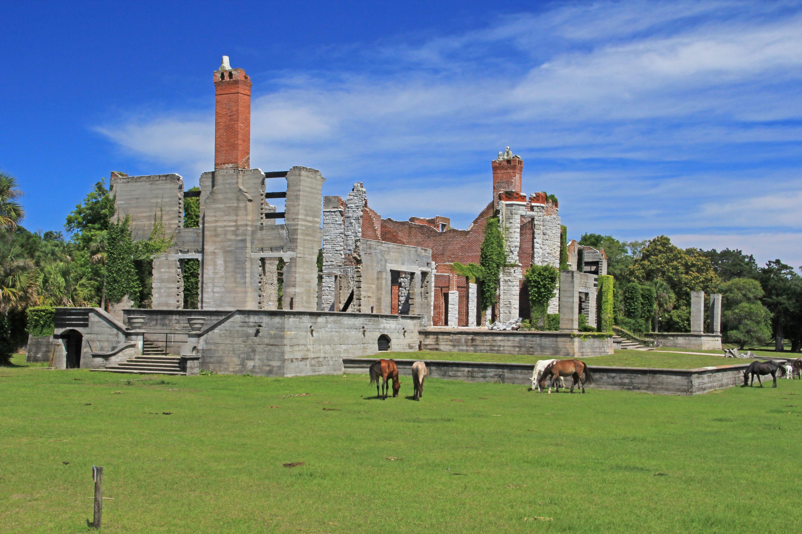 Crumbling Castle in Cumberland Island