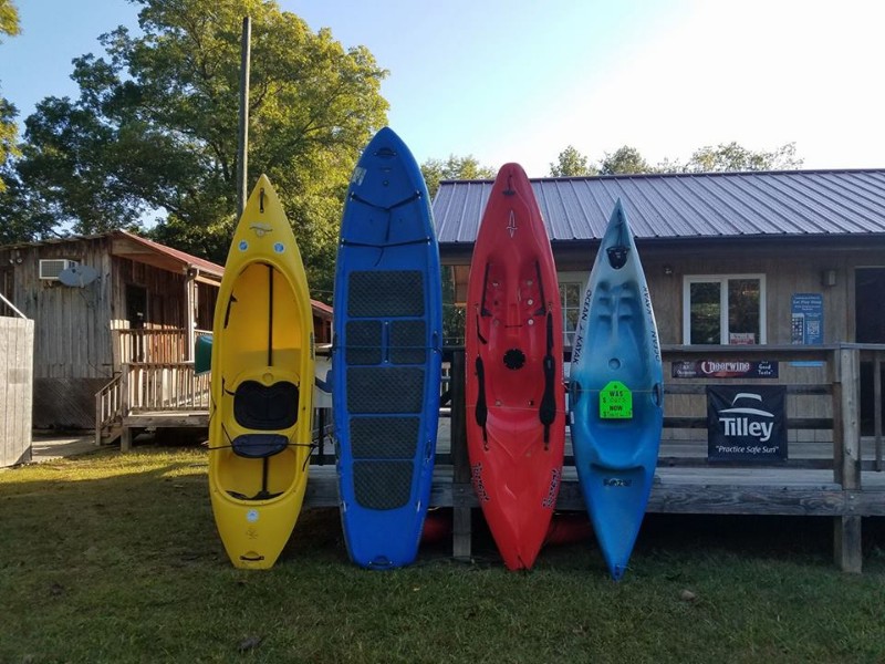 The Dan River Company offers a choice of two standard river trips.