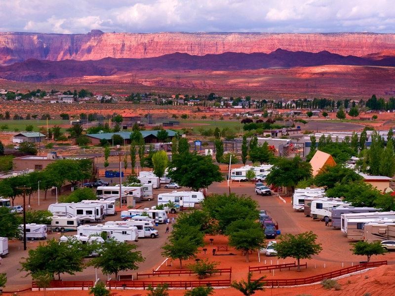 RVs at Page Lake Powell Campground