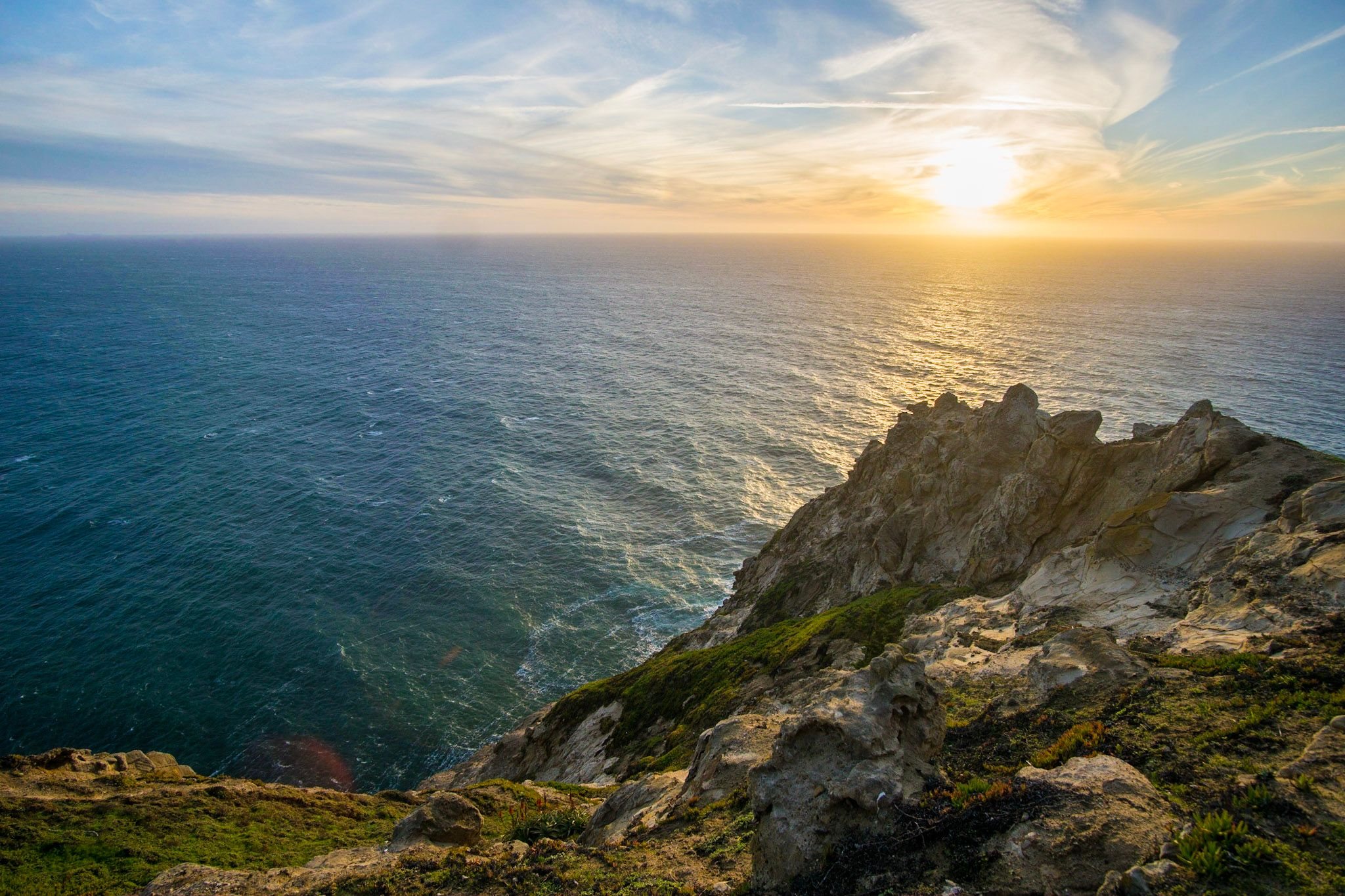 Sunset Cresting Over Point Reyes National Seashore Facebook