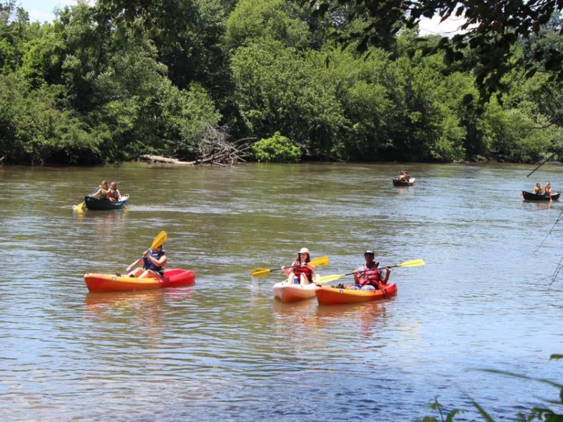 Asheville Outdoor Center will help you get out on the French Broad River, the third oldest river in the world.