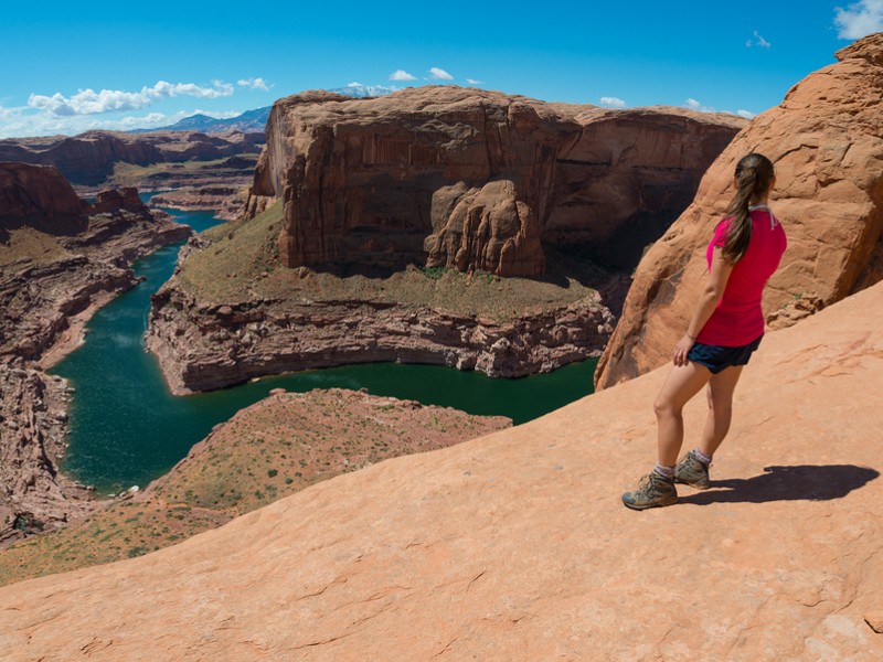 Easy access to hiking when you camp near Horseshoe Bend