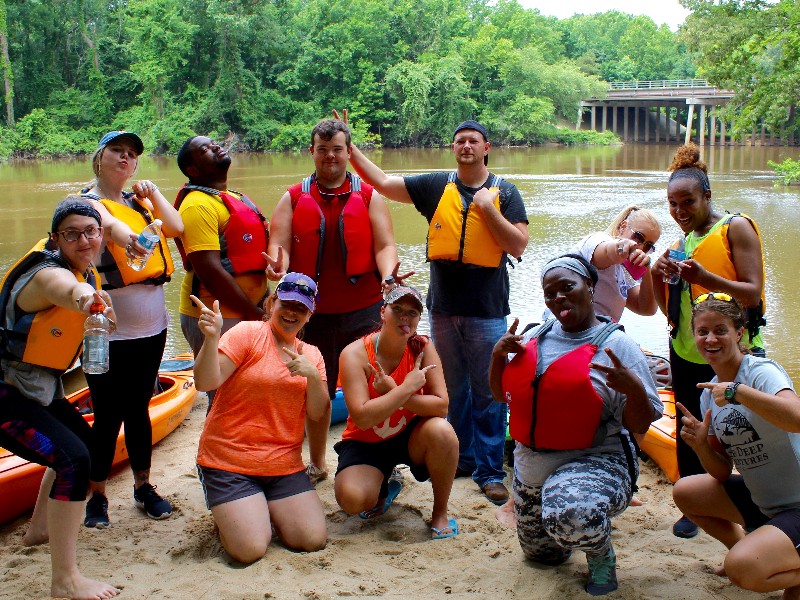 Knee Deep Adventures offers river trips on the Tar River.