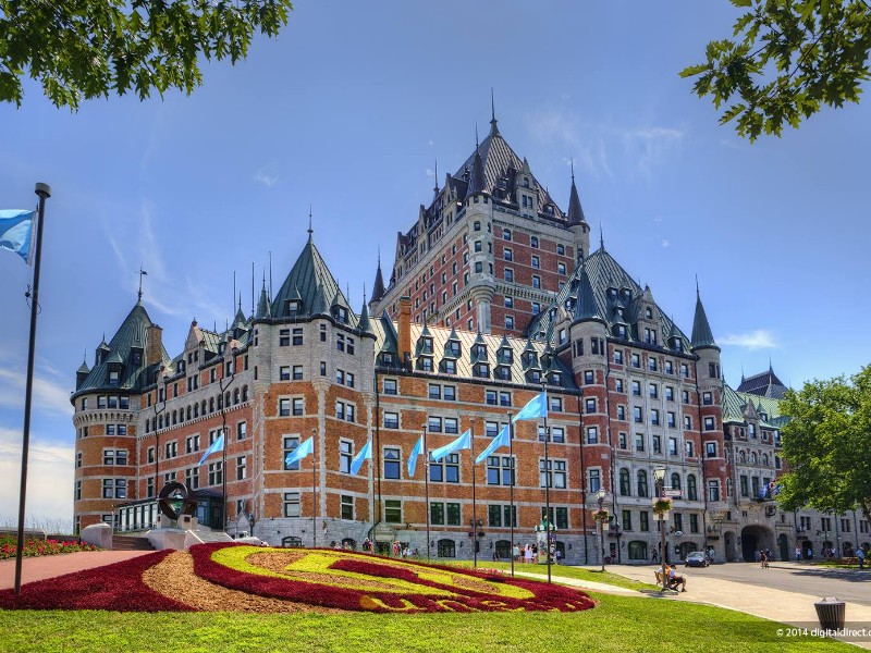 Exterior of Fairmont Le Château Frontenac