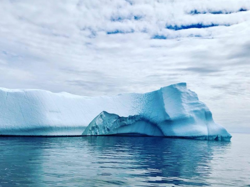 Iceberg in Goose Cove near St. Anthony, Newfoundland and Labrador