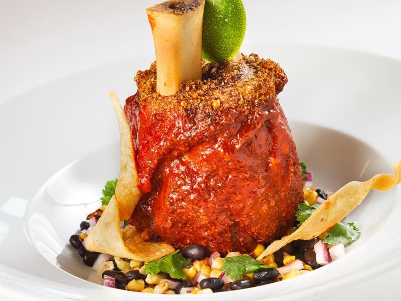 Crispy Pork Shank at Snake River Grill