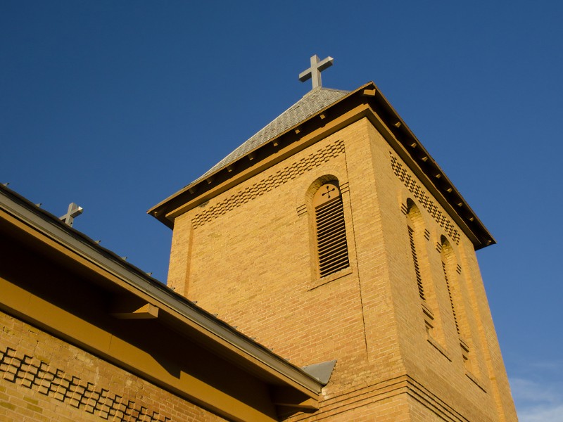 Basilica of San Albino in Mesilla Village, New Mexico 