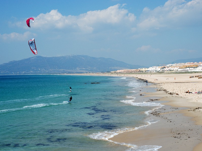 kite surfing, Tarifa, Spain