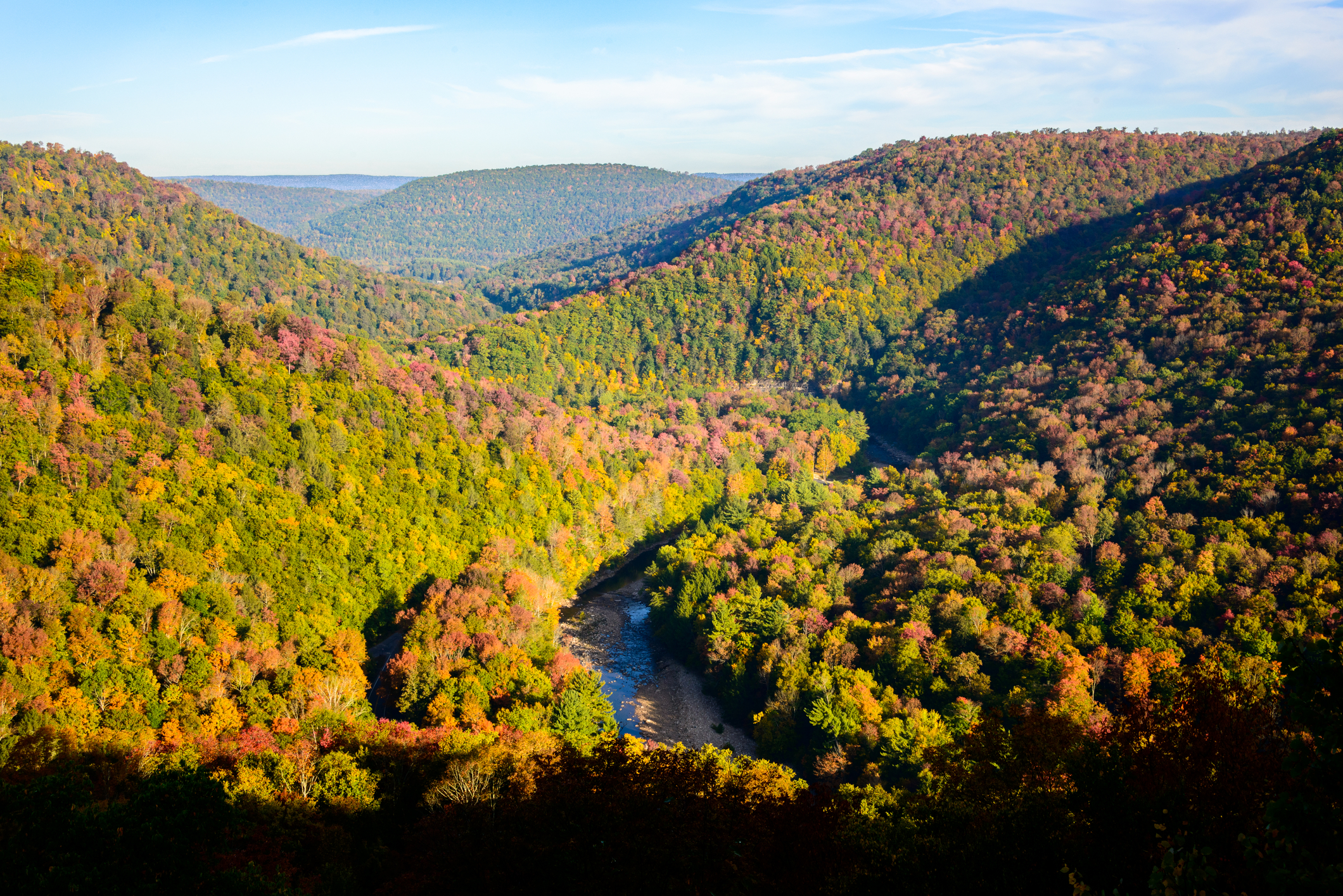 Worlds End State Park in PA