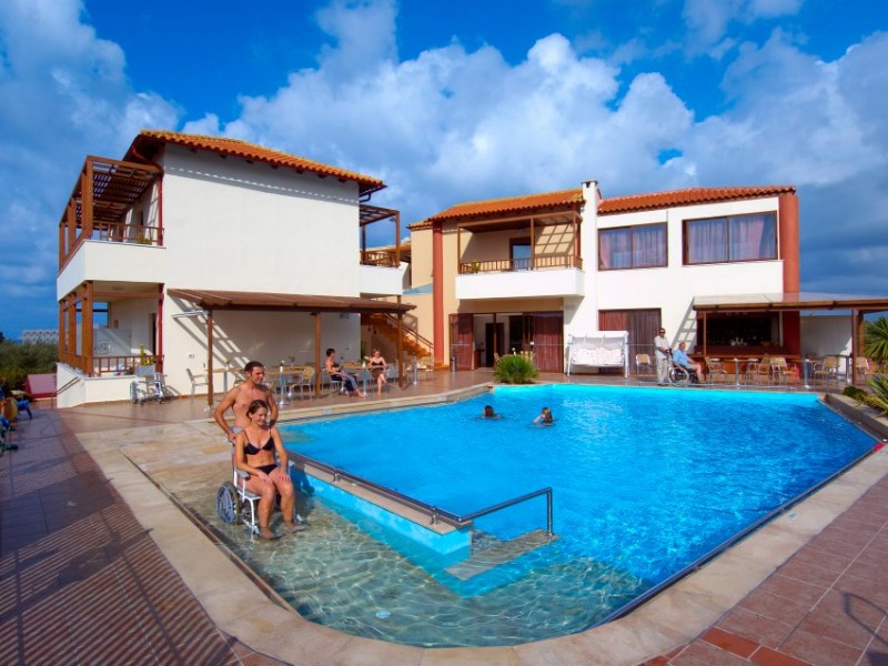 Pool at Eria Resort in Crete