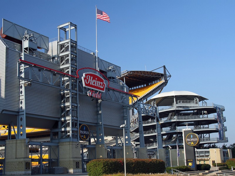 Heinz Field home of the professional football Pittsburgh Steelers and college football University of Pittsburgh Panthers