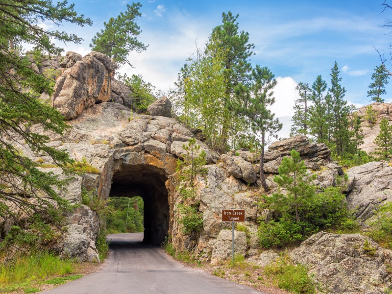 Iron Creek Tunnel, Custer State Park, Black Hills, South Dakota