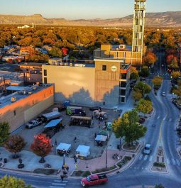 aerial view of Downtown Grand Junction