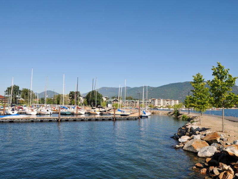 Boats on Sandpoint, Idaho