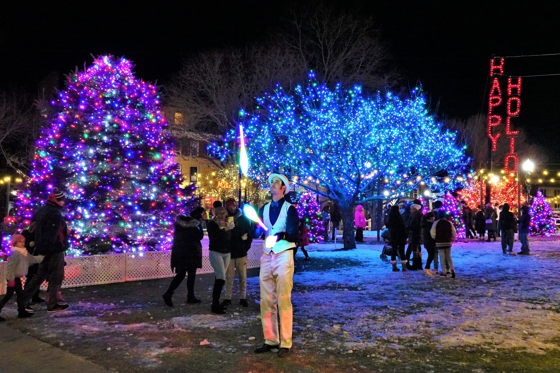 City of Taunton Lighting of the Green