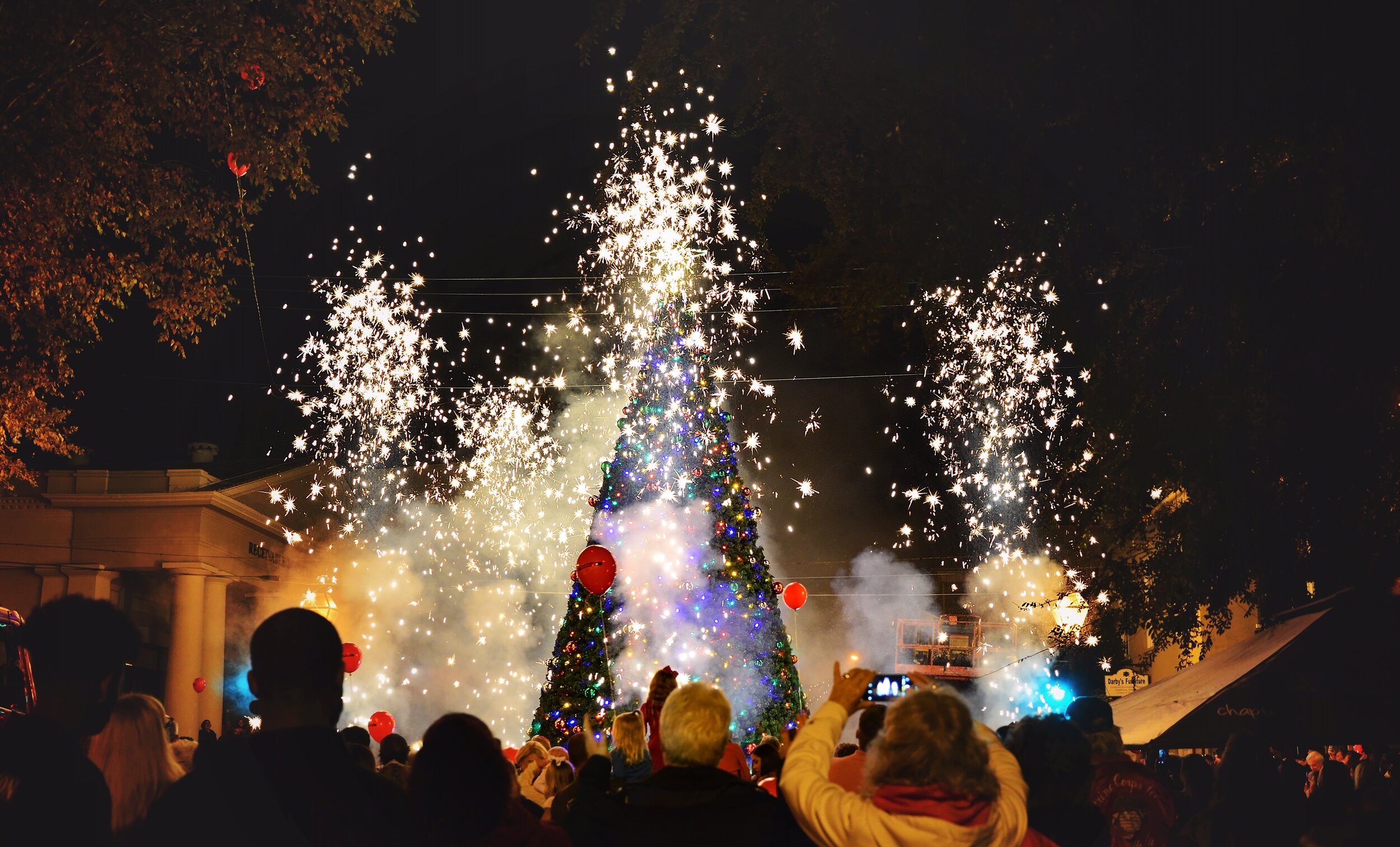 Tree Lighting in Natchez, Mississippi