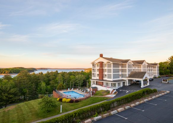 aerial view of Bluenose Inn