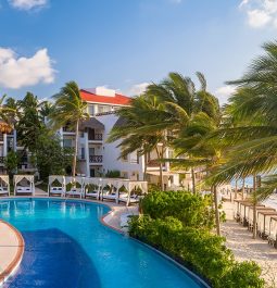 pool and beach area at Desire Riviera Maya Pearl Resort