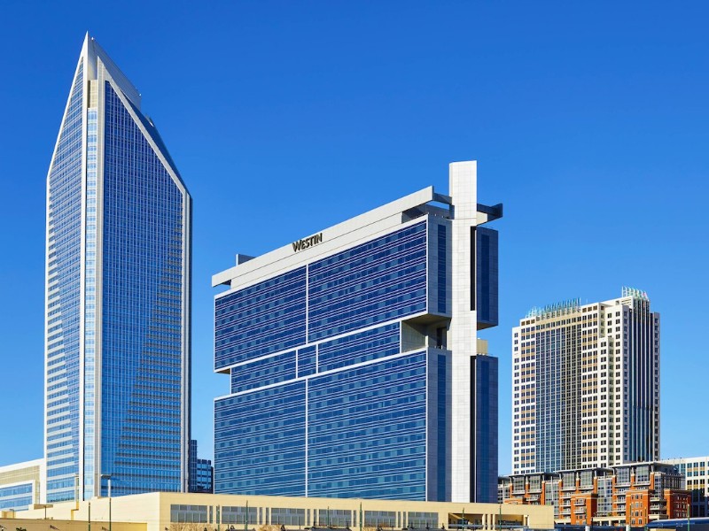 The Westin Charlotte is a unique fixture in the city's beautiful skyline