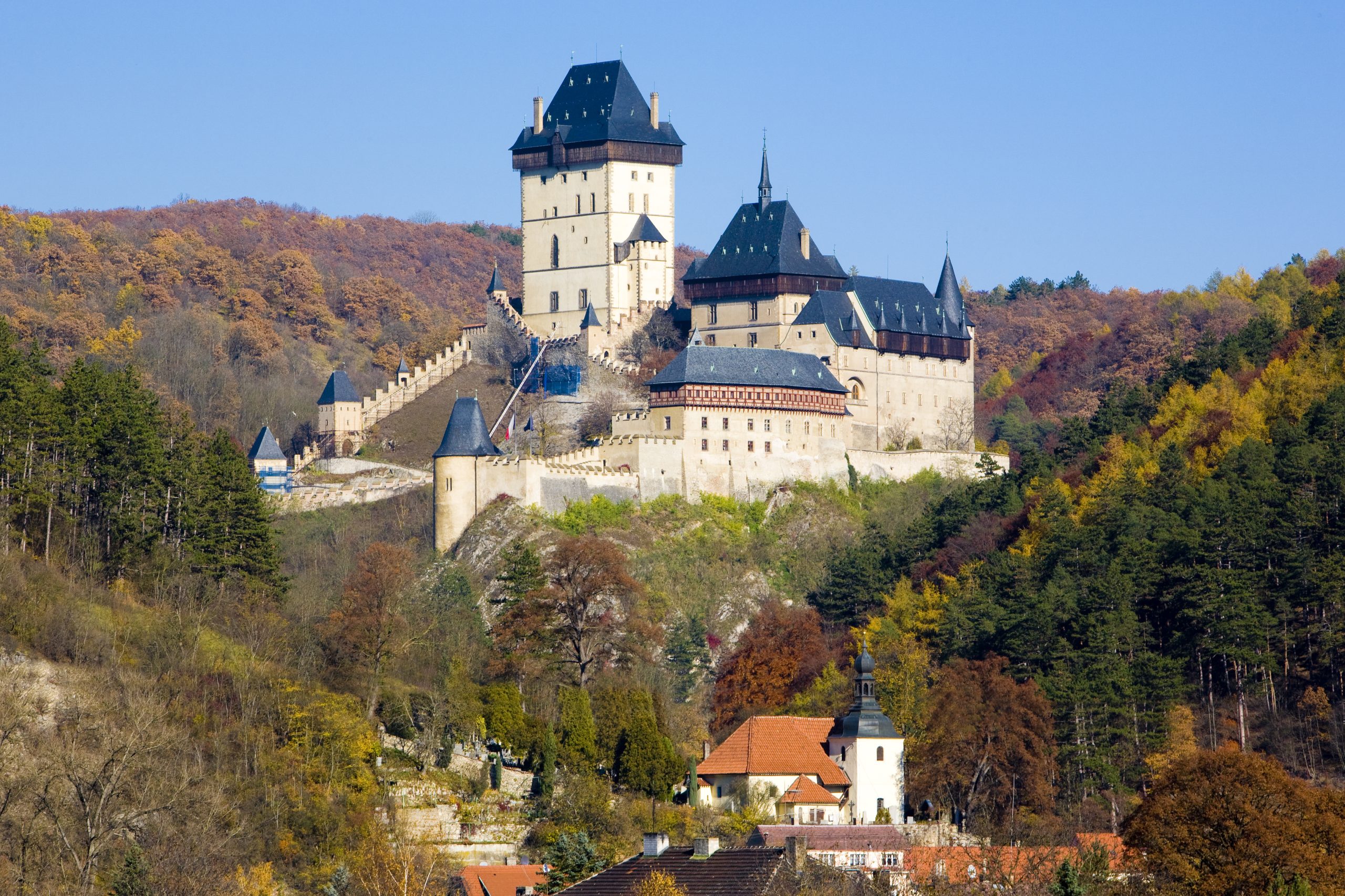 Karlstejn Castle in Czechia