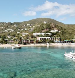 view of sailboat near bolongo bay beach resort