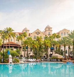 outdoor pool at Universal’s Hard Rock Hotel