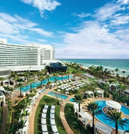 beachfront resort with swimming pool